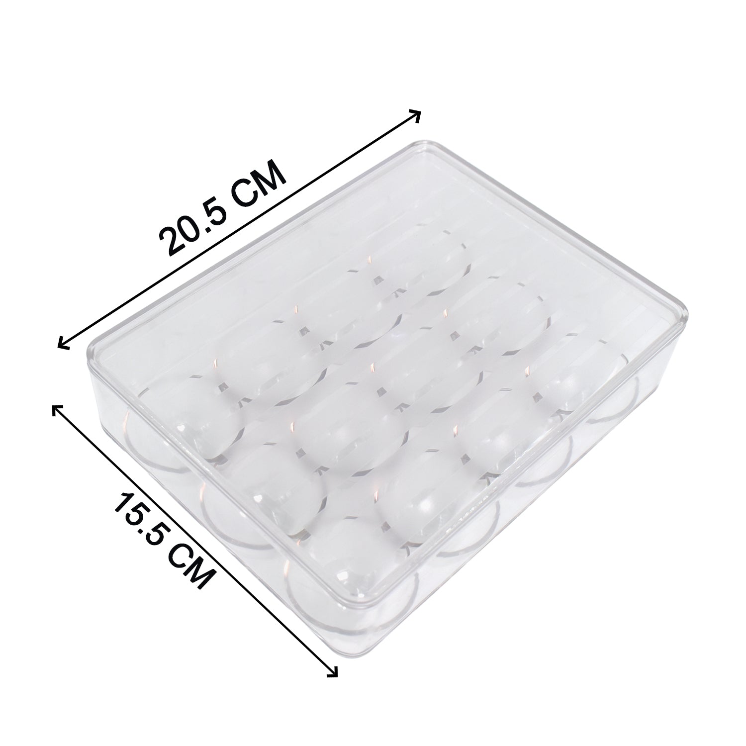 2794 12 Cavity Egg Storage Box For Holding And Placing Eggs Easily And Firmly. DeoDap 2794 12 Cavity Egg Storage Box For Holding And Placing Eggs Easily And Firmly. DeoDap